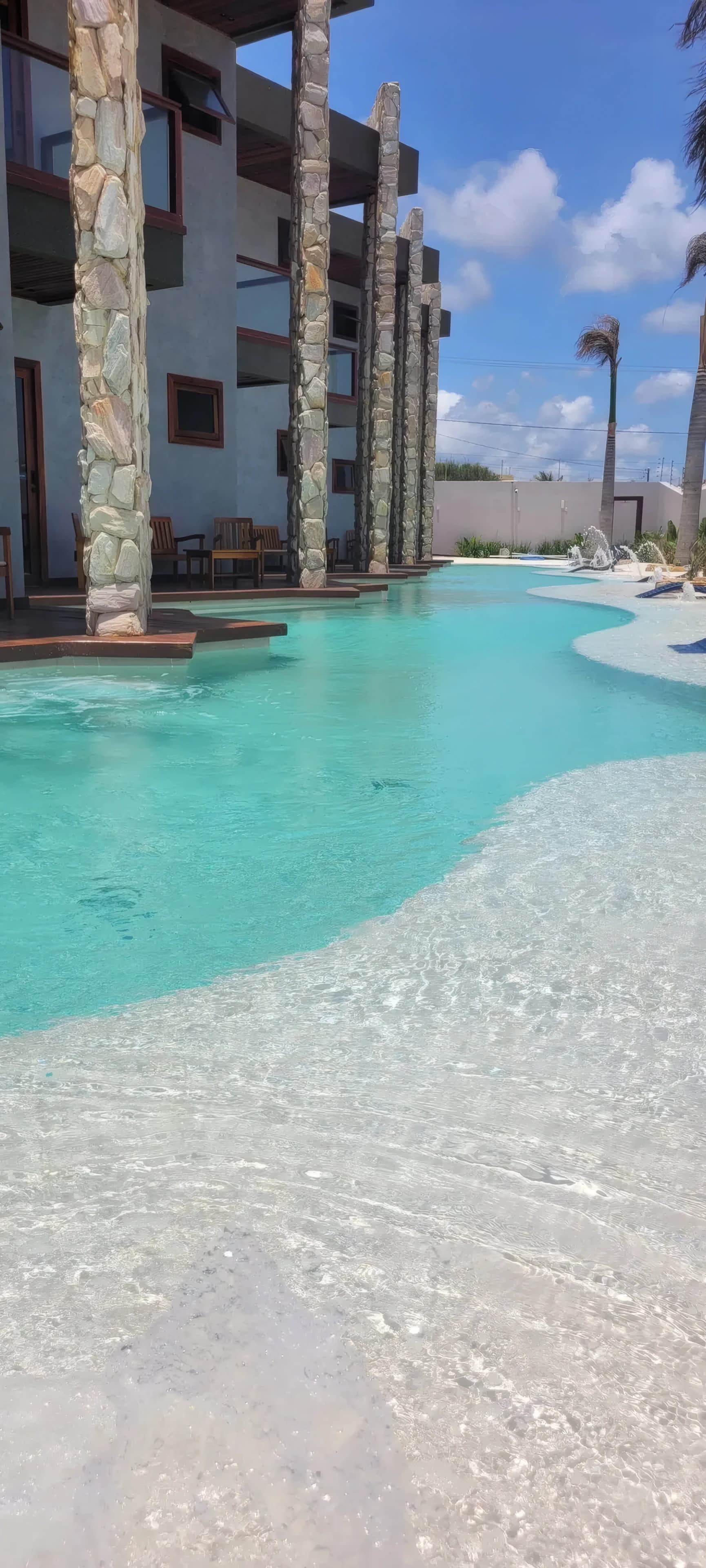 Casa a beira mar com piscina paradisíaca, casa 4, Piscina