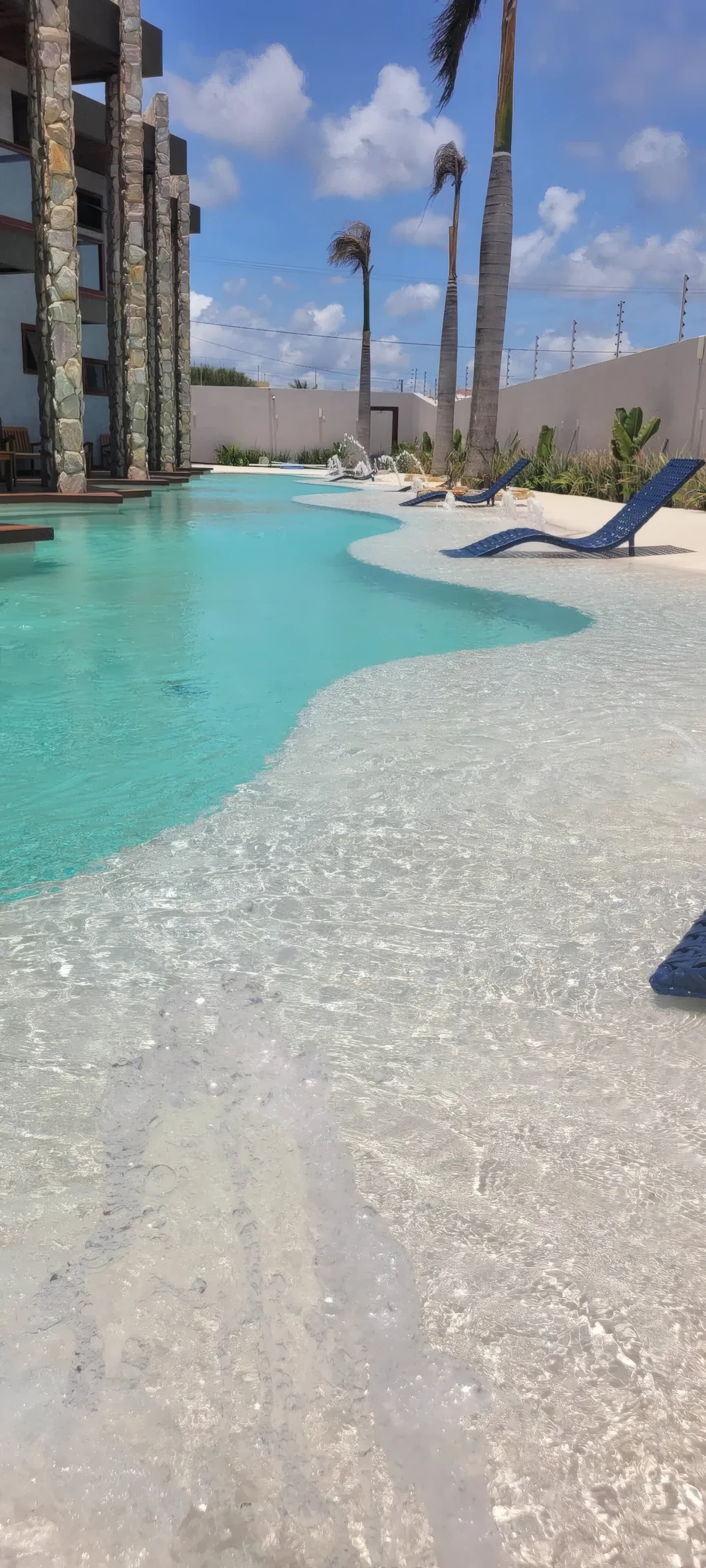 Casa a beira mar com piscina paradisíaca, casa 5, Piscina