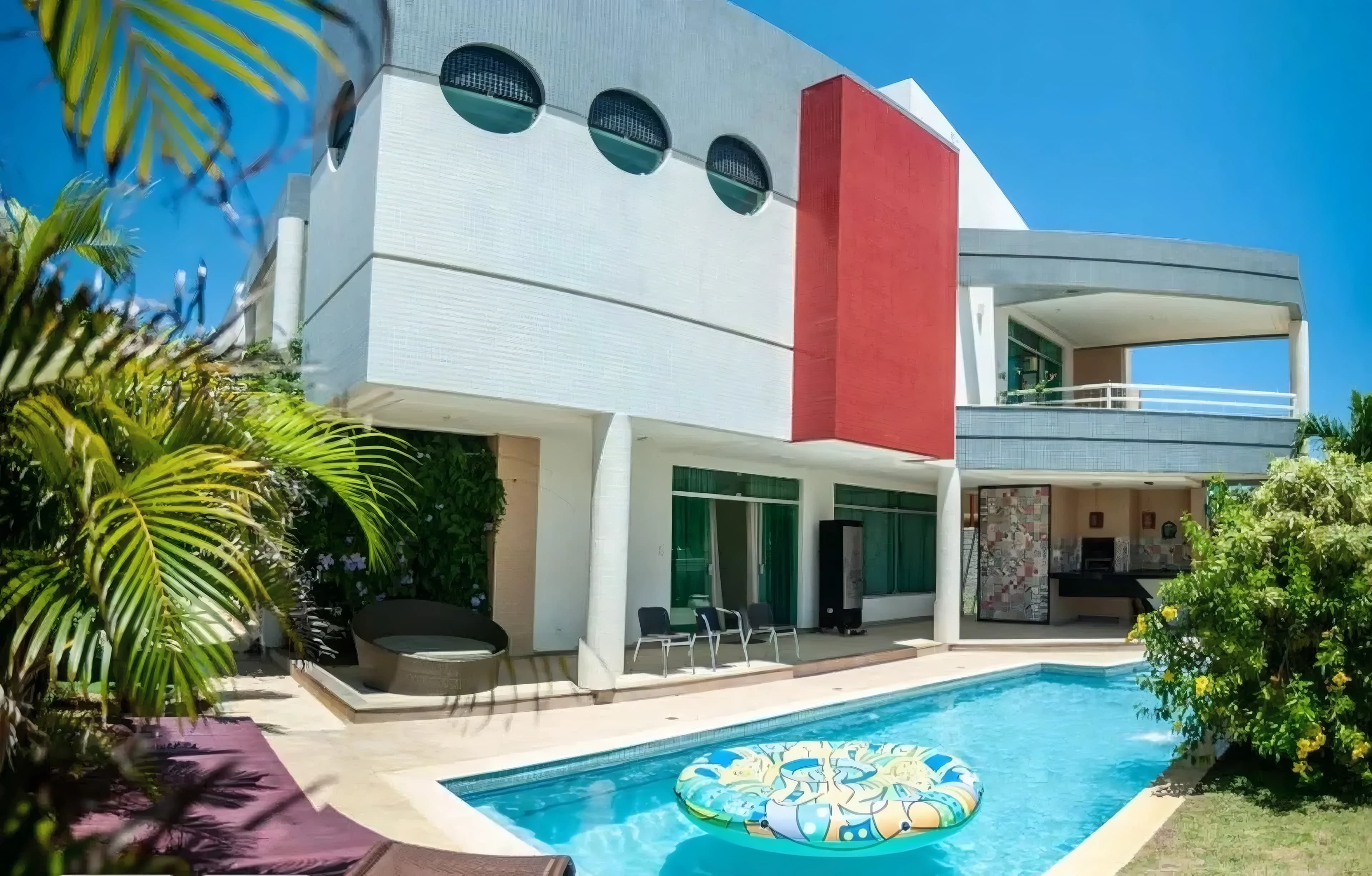 Casa 5/4 piscina cond beira-mar!