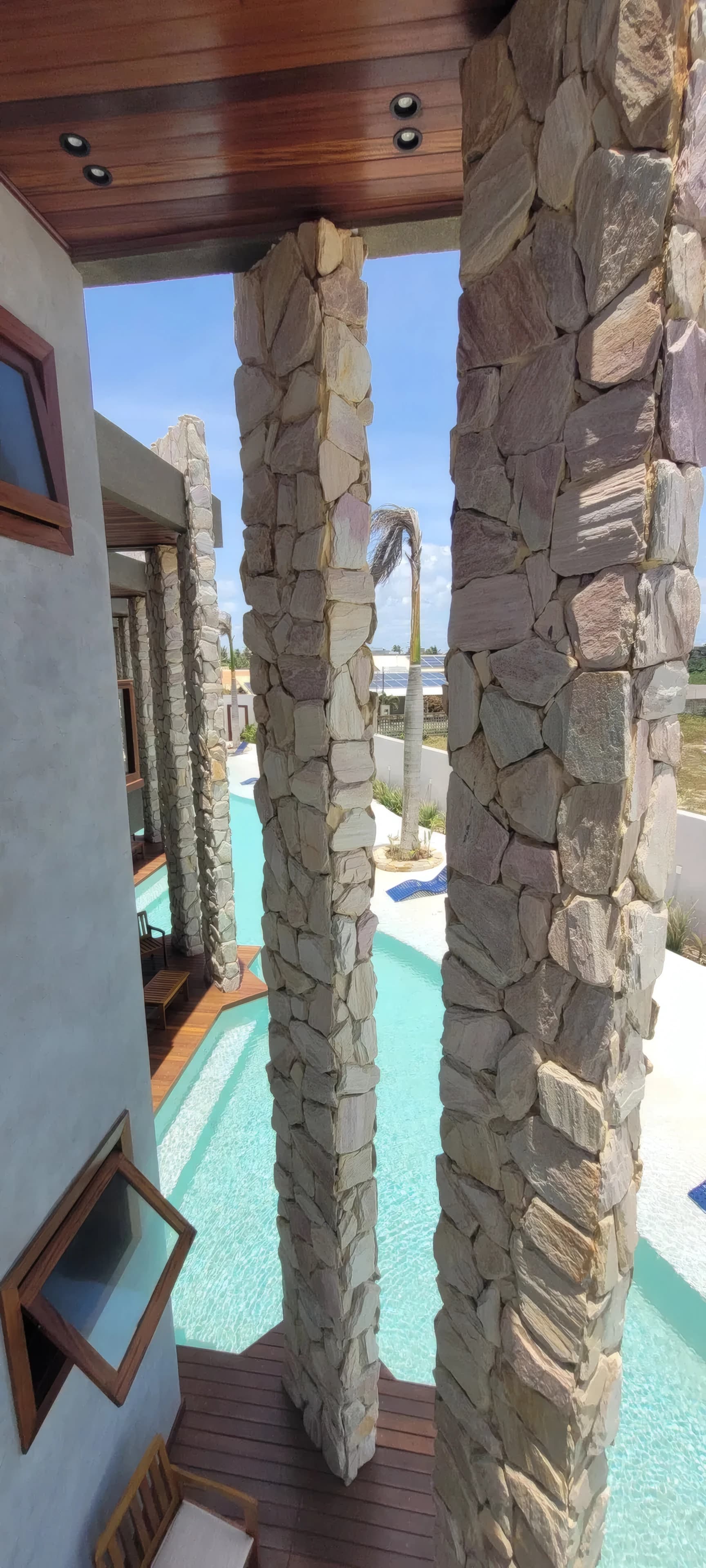 Casa a beira mar com piscina paradisíaca, casa 5, Piscina